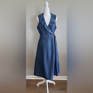 Jones New York Denim Wrap Dress